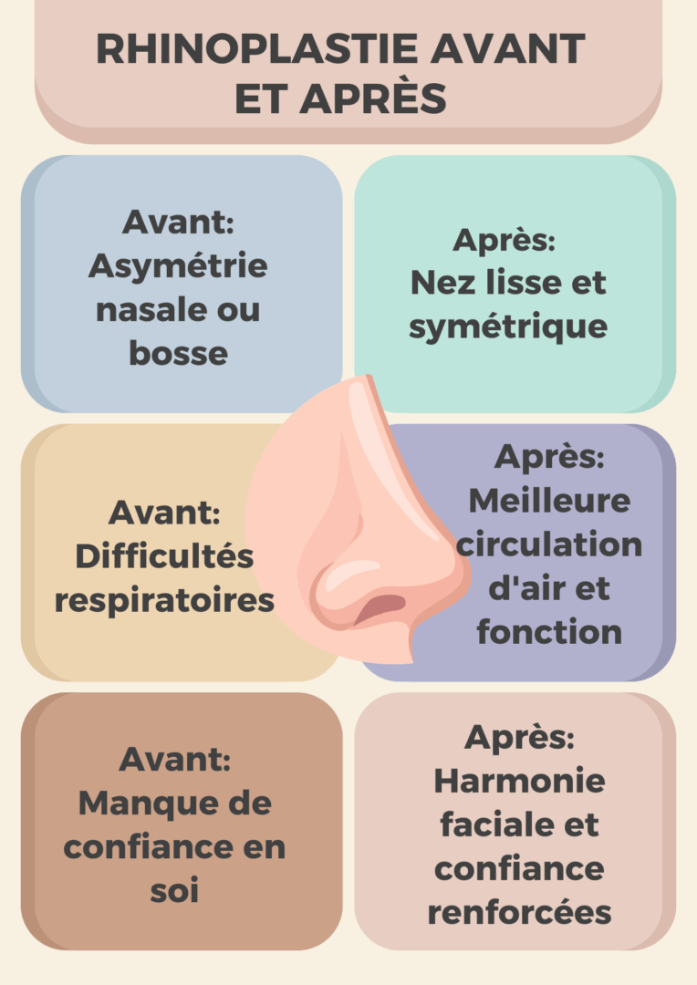 Rhinoplastie Avant et Après