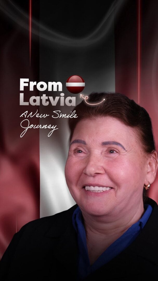 Hollywood-Lächeln von der Estherian Clinic (vorher und nachher)