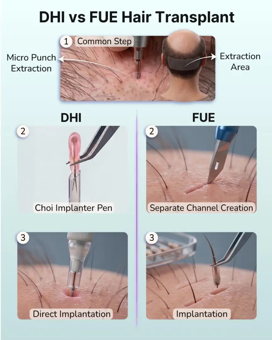 DHI-vs-FUE-Hair-Transplant