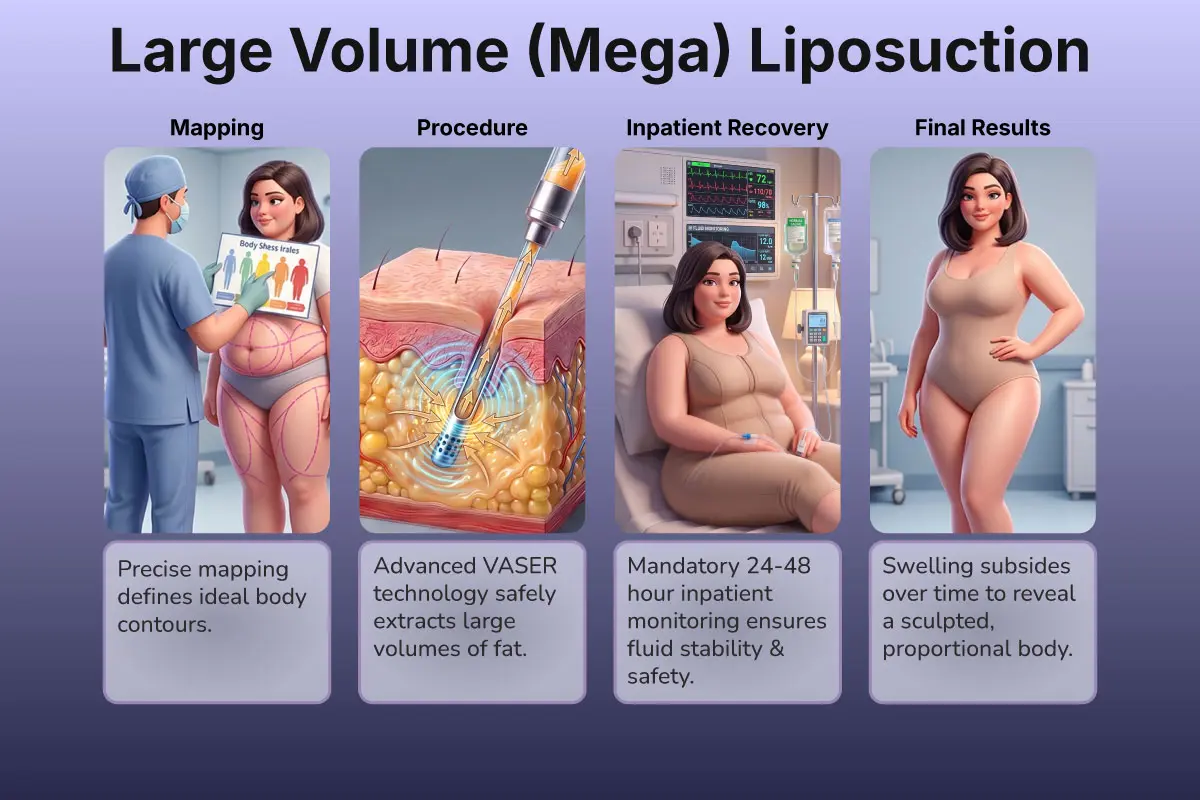 (Mega) Large Volume Liposuction in Turkey