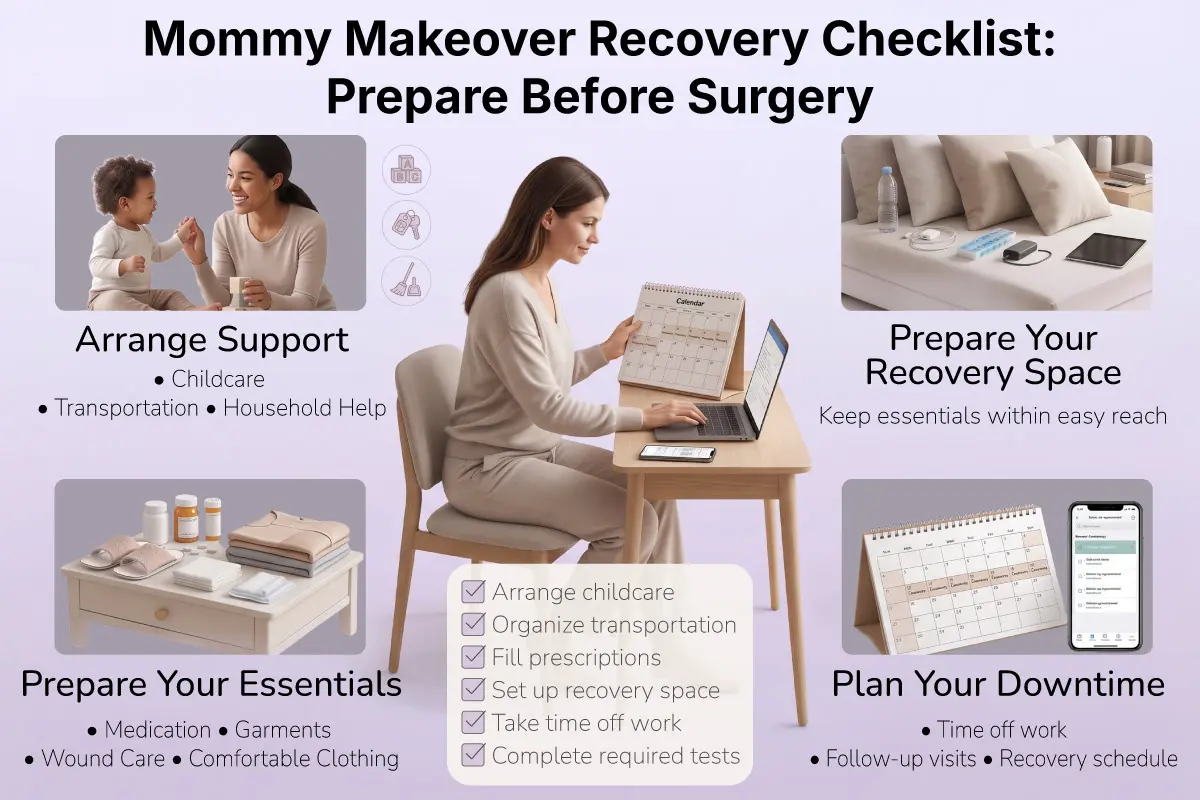 Mommy Makeover Recovery Checklist