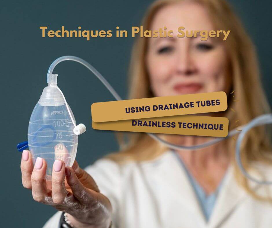 drainage tube using 